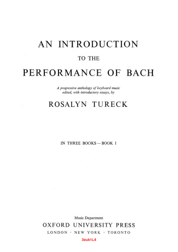 ﻿مقدمه ای بر اجرای باخ