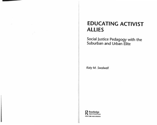 ﻿آموزش متحدین فعال: آموزش عدالت اجتماعی با نخبگان حومه و شهری