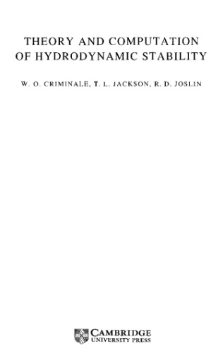 ﻿نظریه و محاسبه پایداری هیدرودینامیکی PCFM