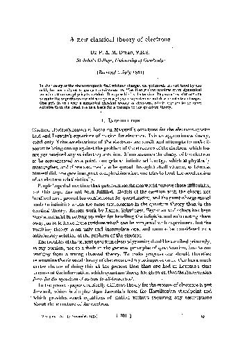 ﻿نظریه کلاسیک جدید الکترون ها