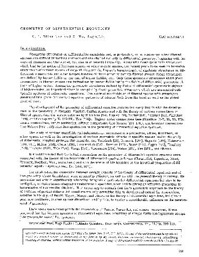 ﻿هندسه معادلات دیفرانسیل