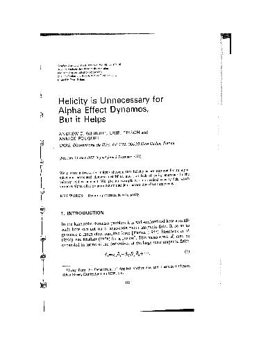 ﻿Helicity Geophys Astro PhysFluidDyn