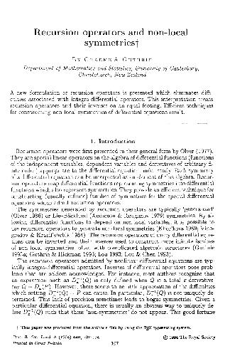 ﻿Recursion op nonloc symm