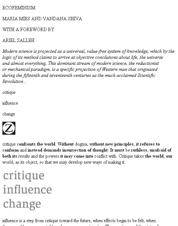 اکوفمینیسم