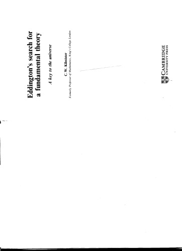 جستجوی Eddington برای یک نظریه اساسی