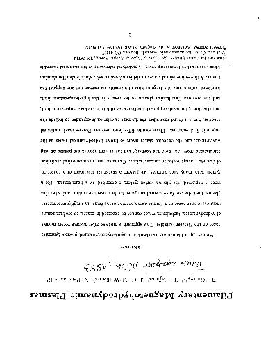 ﻿پلاسمای مگنتوهیدرودینامیکی رشته ای