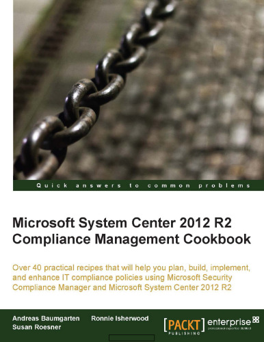 سیستم مدیریت محتوا Microsoft System Center 2012 R2 کتاب آشپزی مدیریت