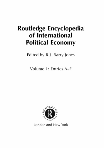 ﻿دانشنامه Routledge اقتصاد سیاسی بین الملل (3 جلد)