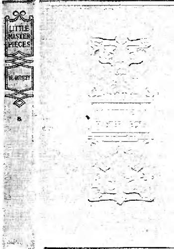 ﻿کتابخانه شاهکارهای کوچک 8 de Quincey