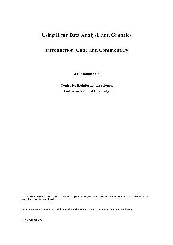 استفاده از R برای تجزیه و تحلیل داده ها و گرافیک