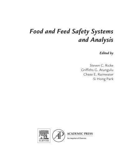 سیستم های ایمنی غذا و خوراک و تجزیه و تحلیل