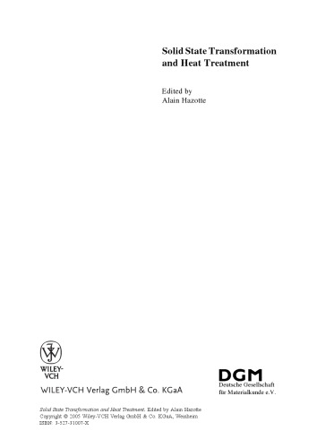 تبدیل حالت جامد و عملیات حرارتی