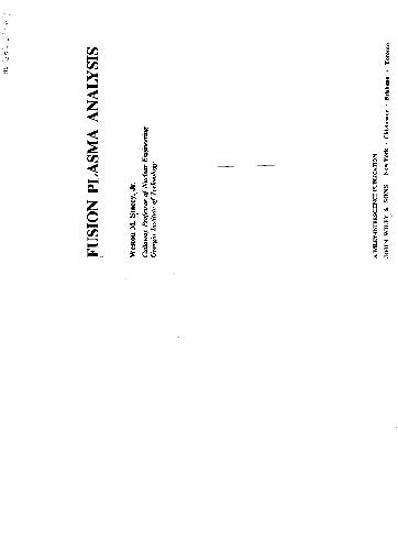 ﻿آنالیز پلاسمای فیوژن