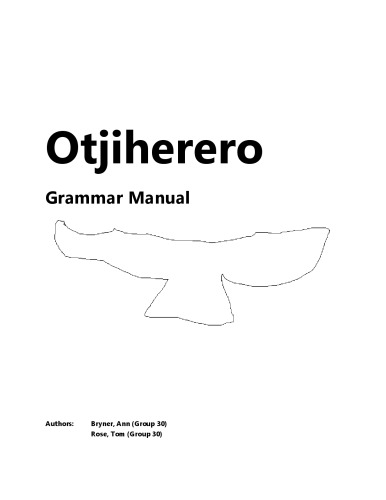 ﻿راهنمای گرامر Otjiherero