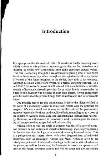 ﻿گیلبرت سیموندون: اطلاعات، فناوری و رسانه