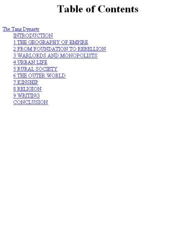 امپراتوری جهان وطنی چین: سلسله تنگ