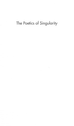 شعرهای تکینگی: چرخش ضد فرهنگی در هایدگر ، دریدا ، بلانچوت و بعدا گادامر