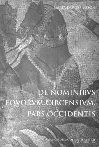 ﻿از nominibus equorum circensium: pars Occidentis
