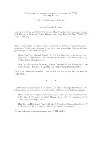 ﻿سرشماری ترجمه ها به کاتالان قرون وسطایی تا سال 1500 (TCM)