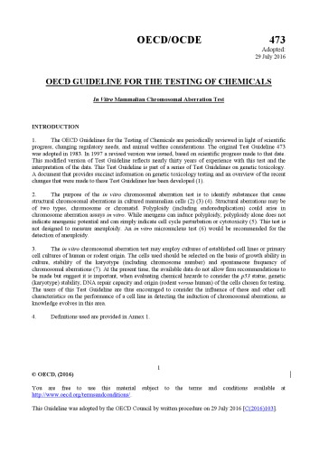 تست شماره 473: تست انحراف کروموزومی در پستان