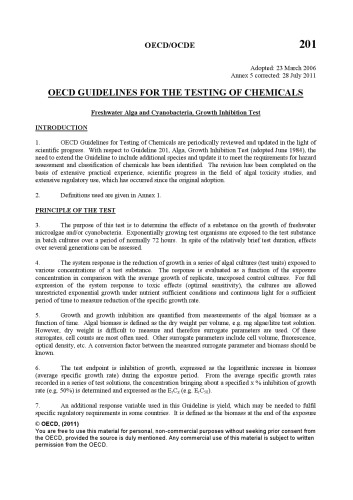 ﻿جلبک آب شیرین و سیانوباکتری: آزمایش مهار رشد