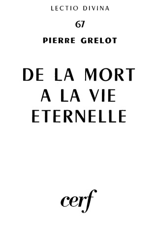 از مرگ به زندگی ابدی: مطالعات الهیات کتاب مقدس
