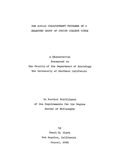 ﻿مشکلات سازگاری اجتماعی یک گروه منتخب از دختران دانشگاهی