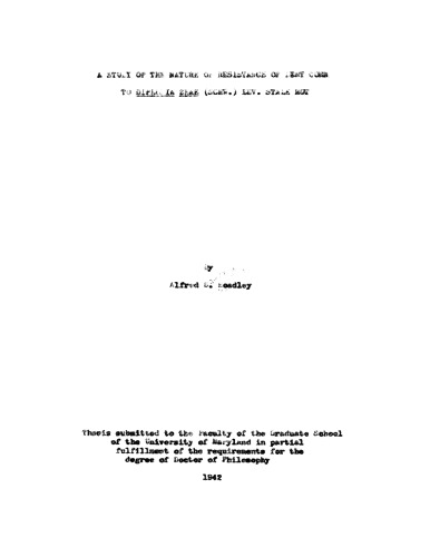 ﻿بررسی ماهیت مقاومت ذرت دندانه دار به Diplodia zeae (Schw.) Lev. پوسیدگی ساقه