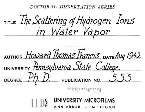 ﻿پراکندگی یون های هیدروژن در بخار آب