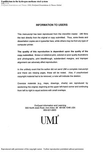 ﻿تعادل در سیستم هیدروژن - متان - فولاد