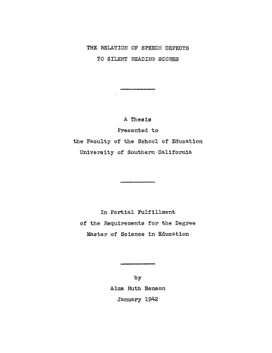 ﻿رابطه عیوب گفتار با نمرات خواندن خاموش