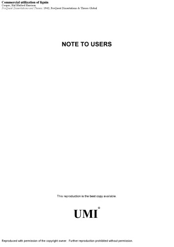 استفاده تجاری از لیگنین