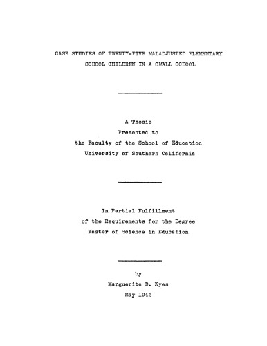 ﻿مطالعات موردی بیست و پنج کودک دبستانی ناسازگار در یک مدرسه کوچک