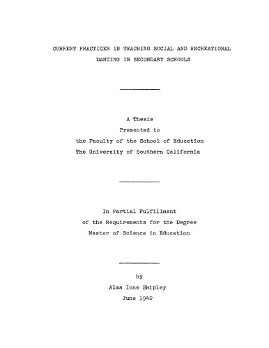﻿شیوه های جاری در آموزش رقص اجتماعی و تفریحی در مدارس متوسطه
