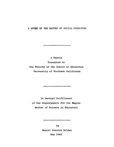 ﻿بررسی ماهیت ساختار اجتماعی