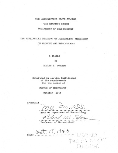 ﻿اکسیداسیون گلوکز و هیدروکربن توسط PSEUDOMONAS AERUGINOSA