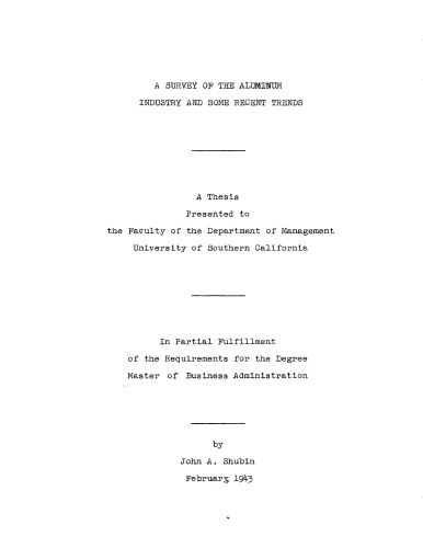 ﻿بررسی صنعت آلومینیوم و برخی روندهای اخیر