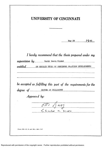 ﻿در مورد انواع خاصی از تحولات کسری مستمر