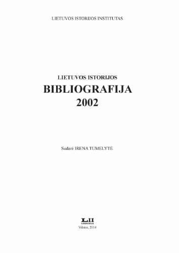 کتابشناسی تاریخ لیتوانی 2002