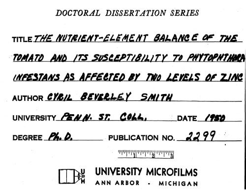تعادل عناصر مغذی گوجه فرنگی و احتمال آن در برابر PHYTOPHTHORA INFESTANS تحت تأثیر دو سطح ZINC