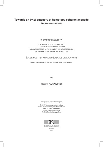 ﻿به سوی یک (بی نهایت، 2) - دسته مونادهای منسجم هموتوپی در بی نهایت-کیهان