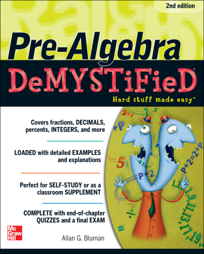 Pre-Algebra DeMYSTiFieD ، چاپ دوم