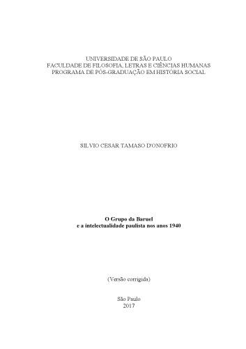 ﻿گروه باروئل و روشنفکران سائوپائولو در دهه 1940