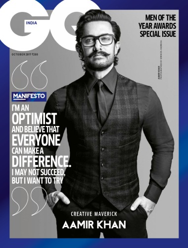 GQ India [اکتبر 2017] - شاهکار. امیر خان