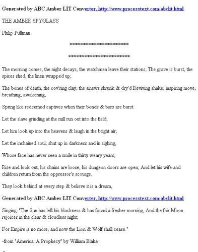 ﻿Amber Spyglass نسخه کامل بدون سانسور