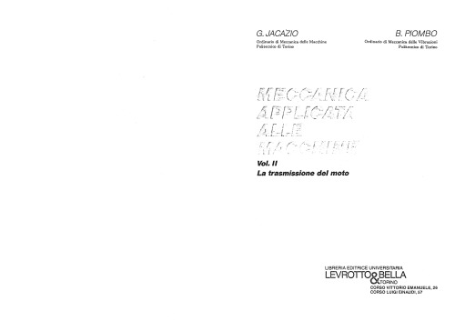 مکانیک به ماشین ها اعمال می شود. 2، انتقال حرکت