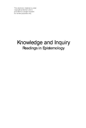 دانش و پرسش: قرائت در معرفت شناسی