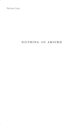 ﻿هیچ چیز آنقدر پوچ نیست: دعوت به فلسفه