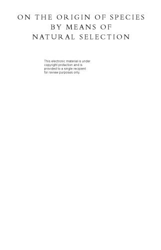 در مبدا گونه ها