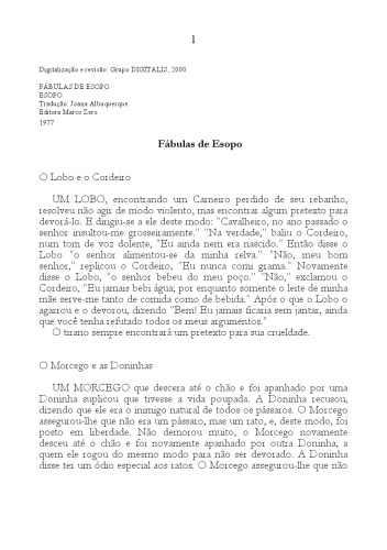 ﻿افسانه های ازوپ